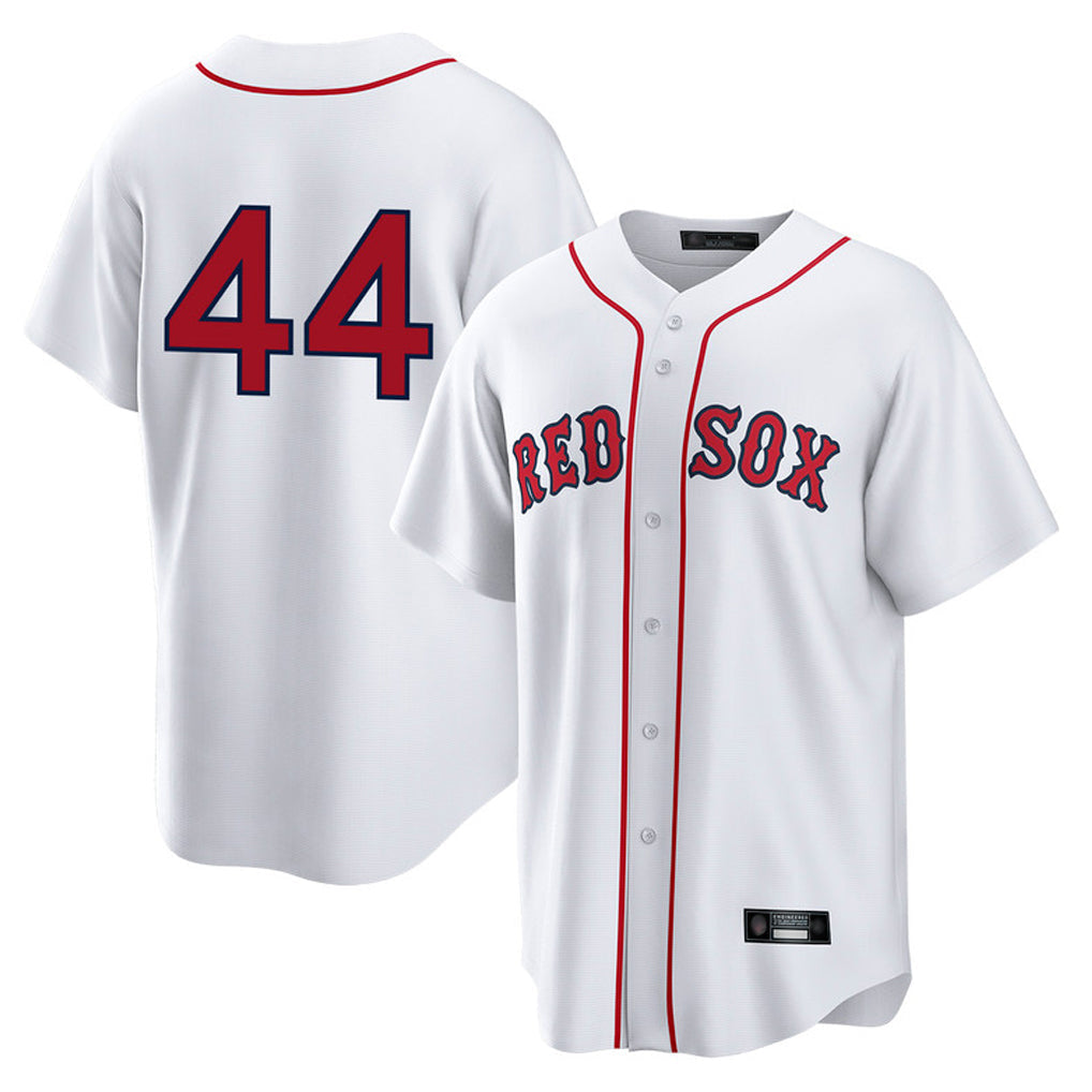Leonaf B.Red Sox #44 Aroldis Chapman Player White Home Game Stitched Jerseys