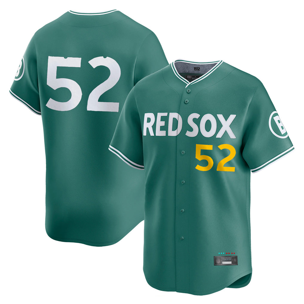 Leonaf B.Red Sox #52 Wilyer Abreu Player Green City Connect Limited Home Game Stitched Jerseys