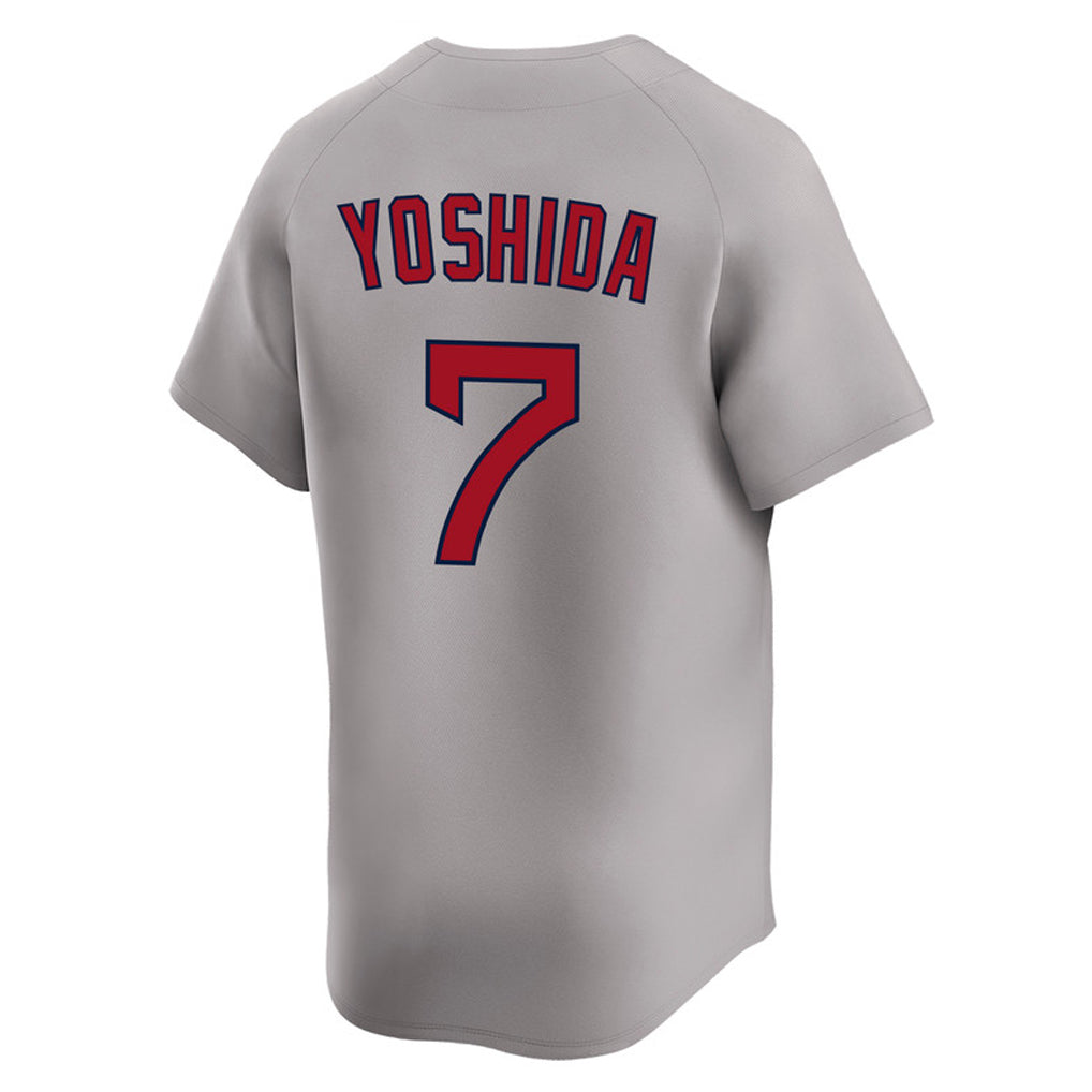 Leonaf B.Red Sox #7 Masataka Yoshida Player Gray Road Limited Home Game Stitched Jerseys