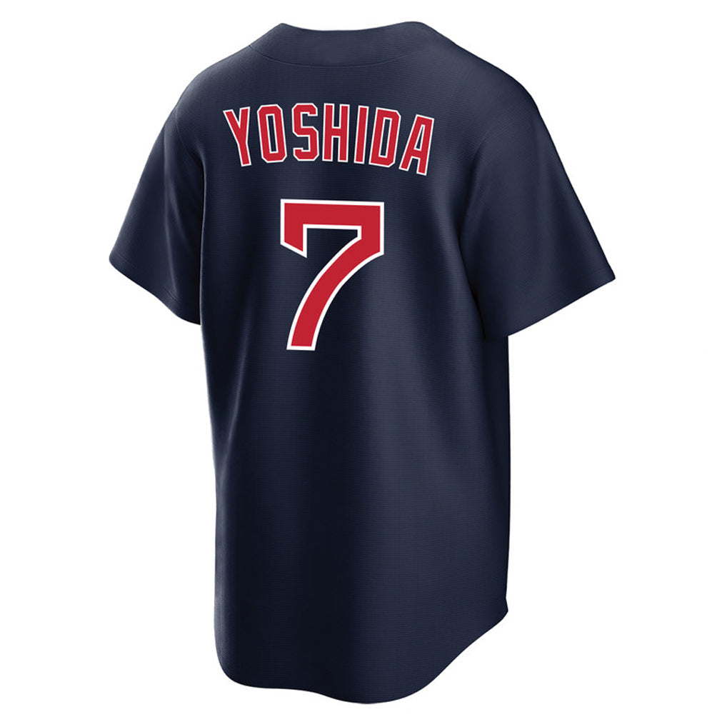 Leonaf B.Red Sox #7 Masataka Yoshida Player Navy Home Game Stitched Jerseys
