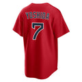 Leonaf B.Red Sox #7 Masataka Yoshida Player Red Home Game Stitched Jerseys
