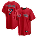 Leonaf B.Red Sox #7 Masataka Yoshida Player Red Home Game Stitched Jersey