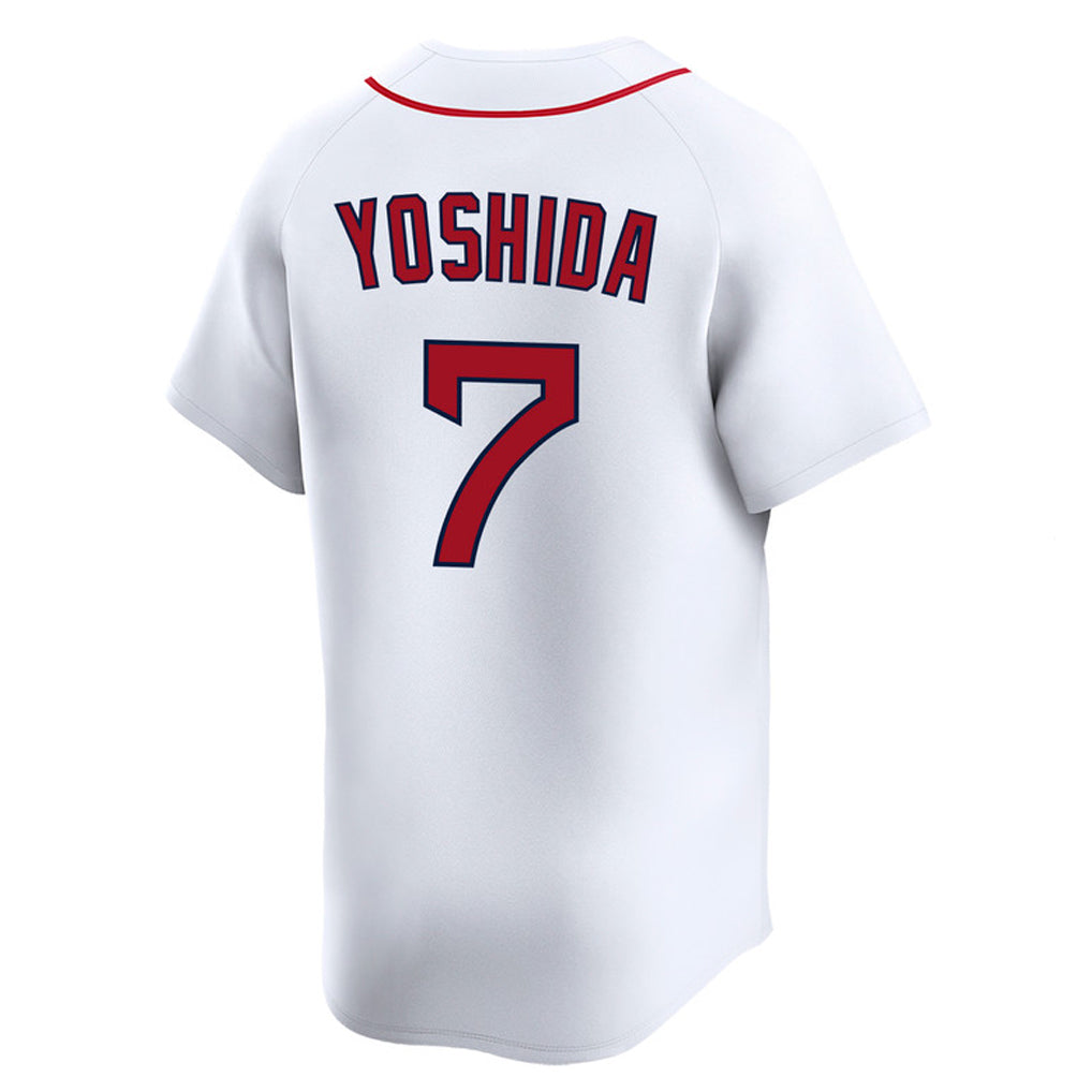 Leonaf B.Red Sox #7 Masataka Yoshida Player White Limited Home Game Stitched Jerseys