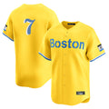 Leonaf B.Red Sox #7 Masataka Yoshida Player Yellow Limited Home Game Stitched Jersey
