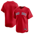 Leonaf B.Red Sox Blank Player Red Limited Home Game Stitched Jerseys