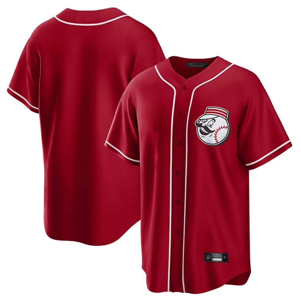 Leonaf C.Reds Red Home Game Blank Player Stitched Jerseys