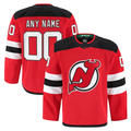 Leonaf Cheap NJ.Devils Red Home Authentic Pro Jerseys