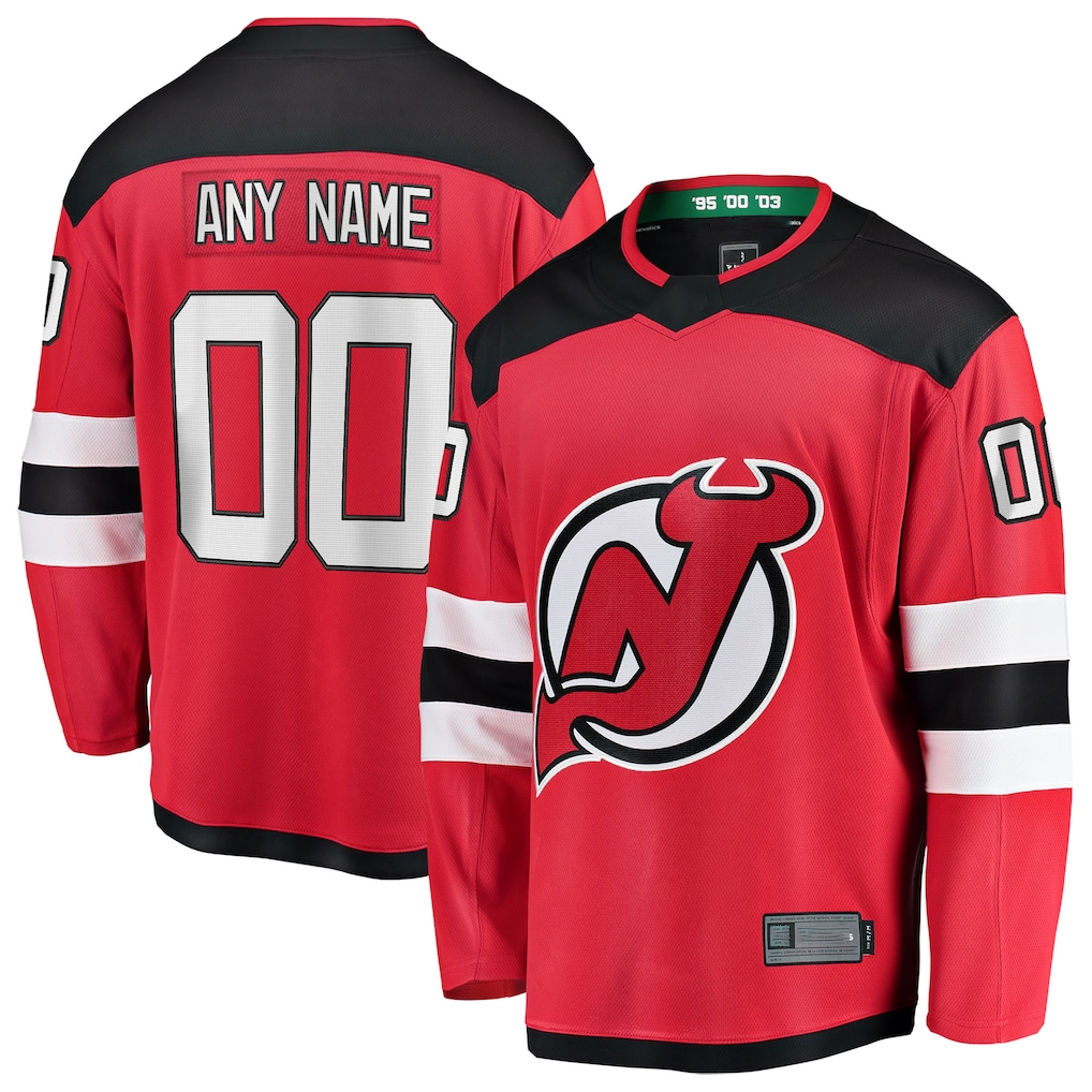 Leonaf Cheap NJ.Devils Red Home Breakaway Jerseys