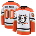 Leonaf Custom A.Ducks White Away Premium Jerseys