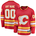 Leonaf Custom C.Flames Red Home Breakaway Jerseys