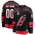 Leonaf Custom C.Hurricanes Black 2026 Stanley Cup Champions Home Breakaway Custom Stitched Jerseys
