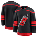Leonaf Custom C.Hurricanes Black Home Premium Stitched Jerseys