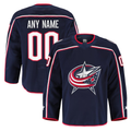 Leonaf Custom CB.Jackets Navy Home Authentic Pro Jersey