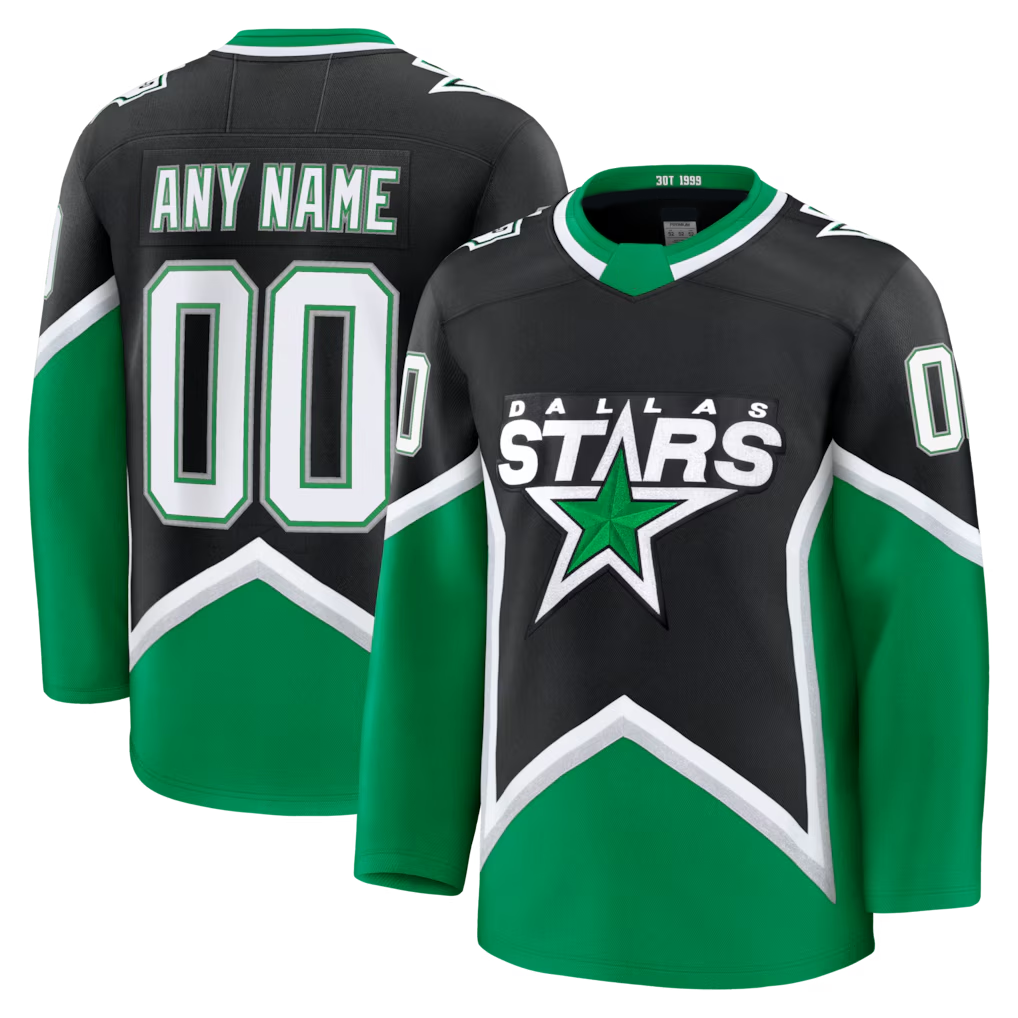 Leonaf Custom D.Stars Black Alternate Premium Jerseys