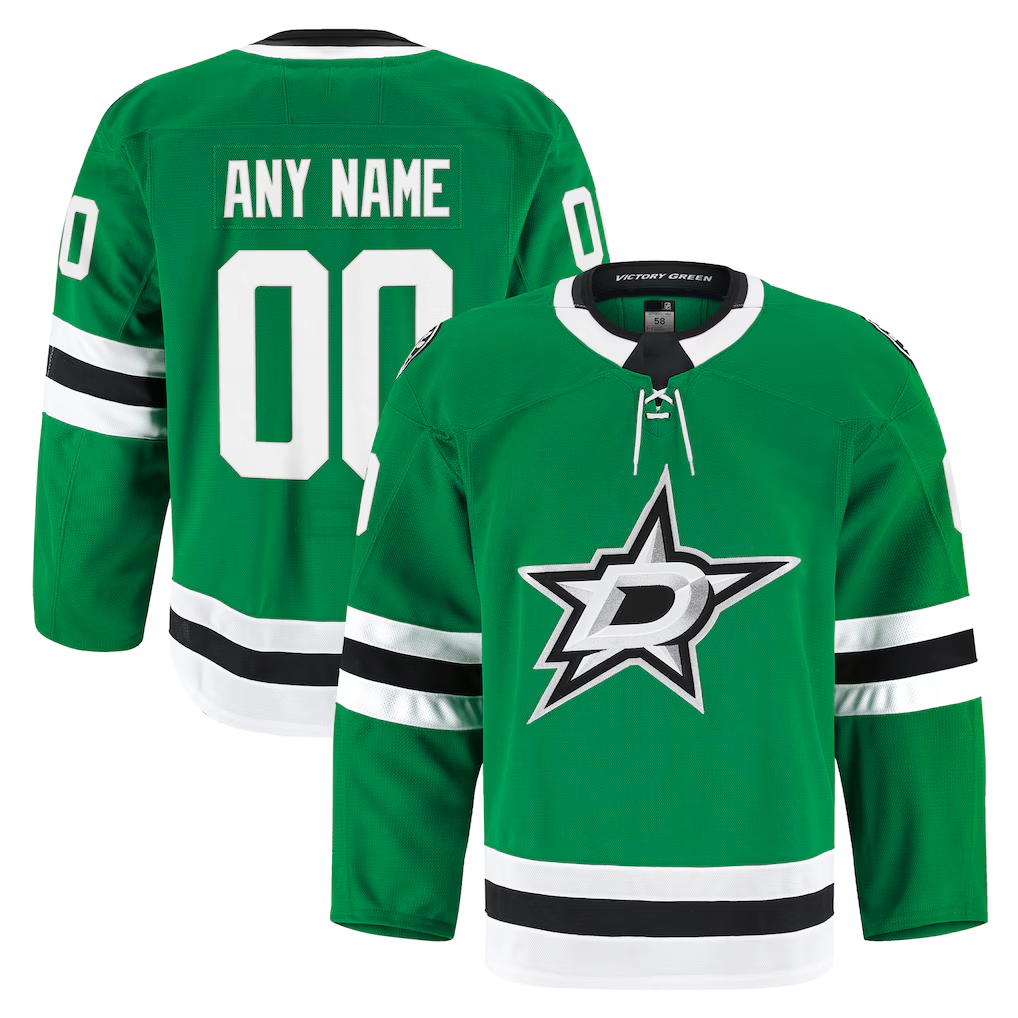 Leonaf Custom D.Stars Kelly Green Home Authentic Pro Jerseys