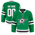 Leonaf Custom D.Stars Kelly Green Home Authentic Pro Jerseys