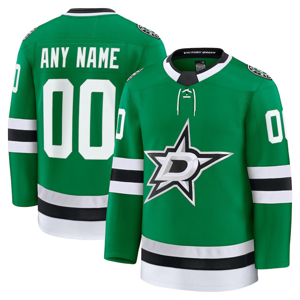 Leonaf Custom D.Stars Kelly Green Home Premium Jerseys