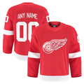 Leonaf Custom DR.Wings Red Home Authentic Pro Jerseys