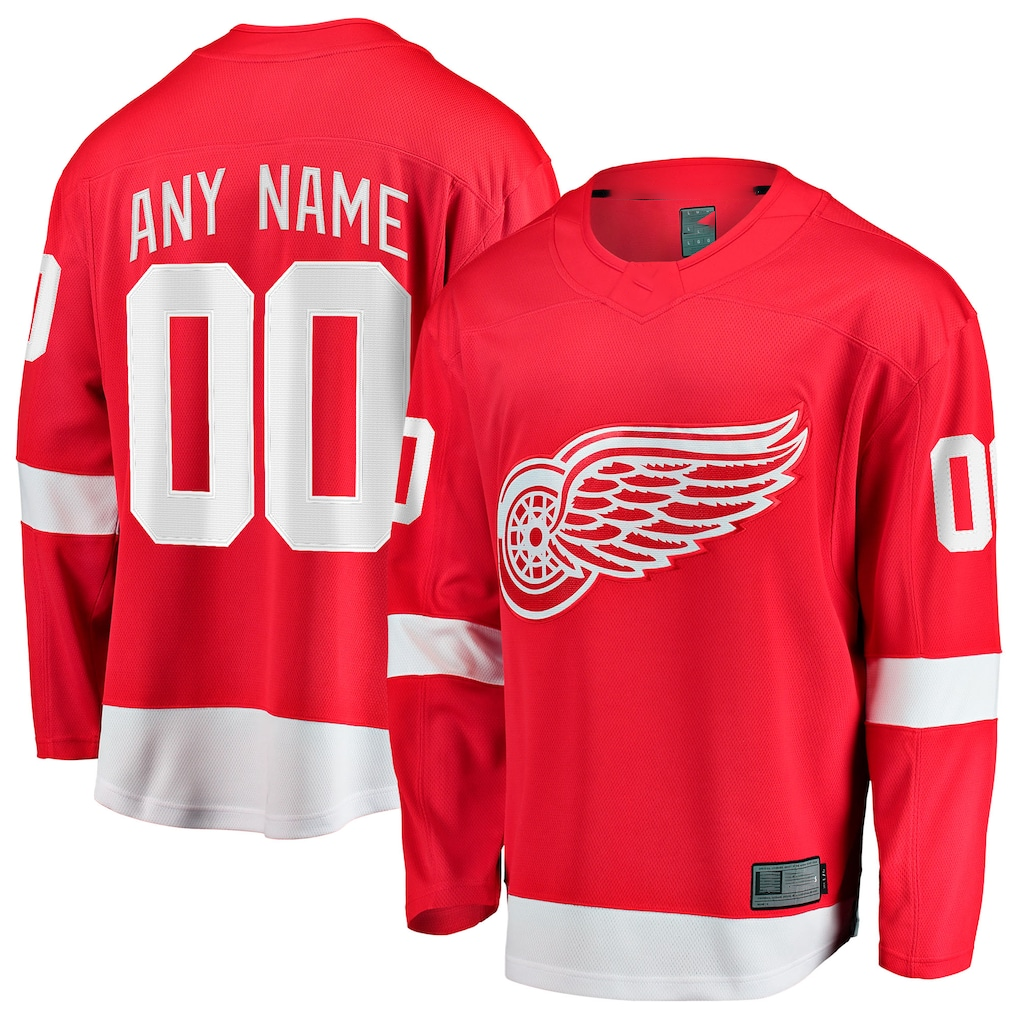 Leonaf Custom DR.Wings Red Home Breakaway Jerseys