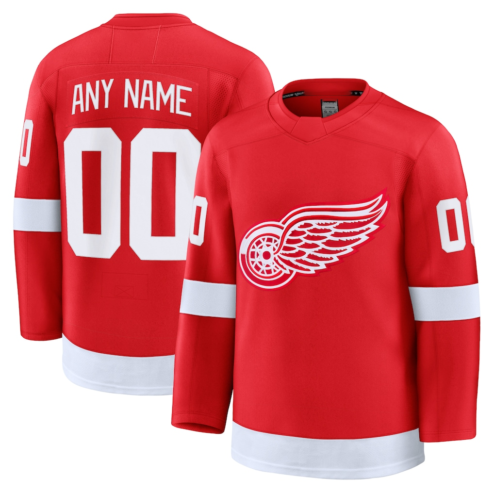 Leonaf Custom DR.Wings Red Home Premium Jerseys
