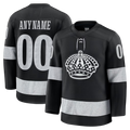 Leonaf Custom LA.Kings Black Alternate Premium Jerseys