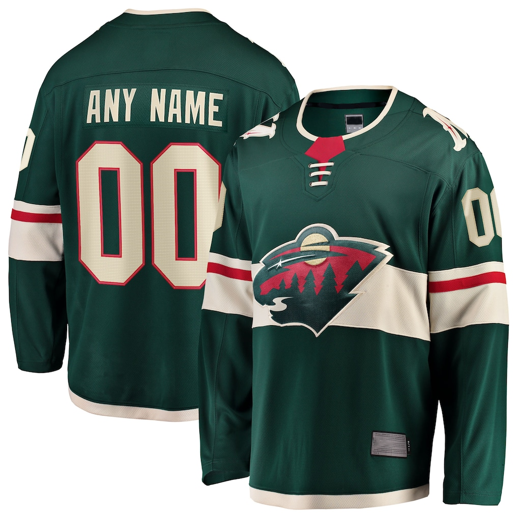 Leonaf Custom M.Wild Green Home Breakaway Jerseys