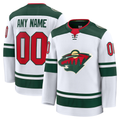 Leonaf Custom M.Wild White Away Premium Jerseys