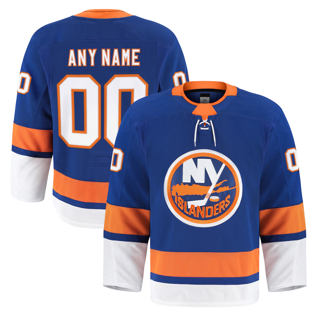 Leonaf Custom NY.Islanders Royal Home Authentic Pro Jerseys