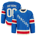Leonaf Custom NY.Rangers Blue Centennial Authentic Pro Jerseys