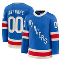 Leonaf Custom NY.Rangers Blue Centennial Premium Jerseys