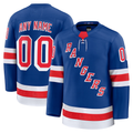 Leonaf Custom NY.Rangers Royal Home Premium Jerseys