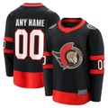 Leonaf Custom O.Senators Black Home Breakaway Jerseys
