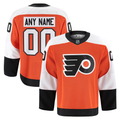 Leonaf Custom P.Flyers Orange Home Authentic Pro Jerseys