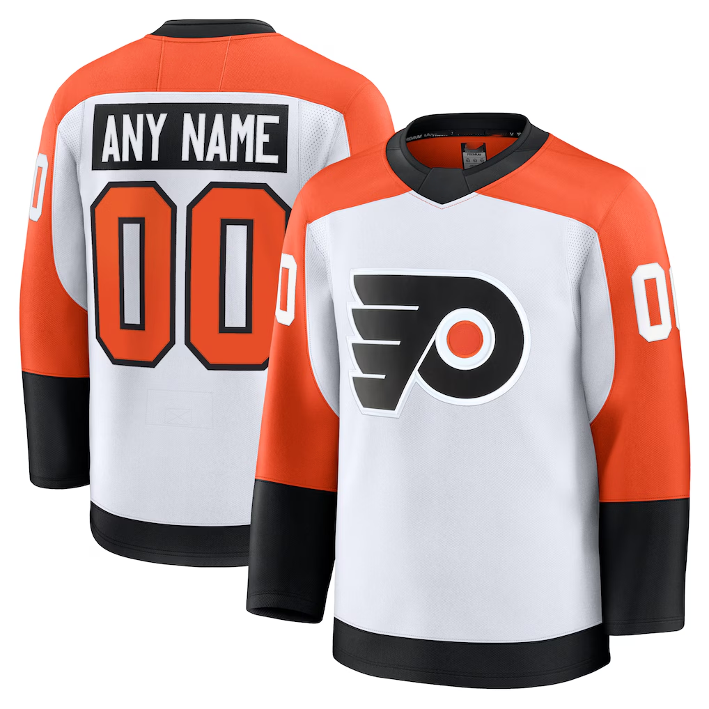 Leonaf Custom P.Flyers White Away Premium Jerseys
