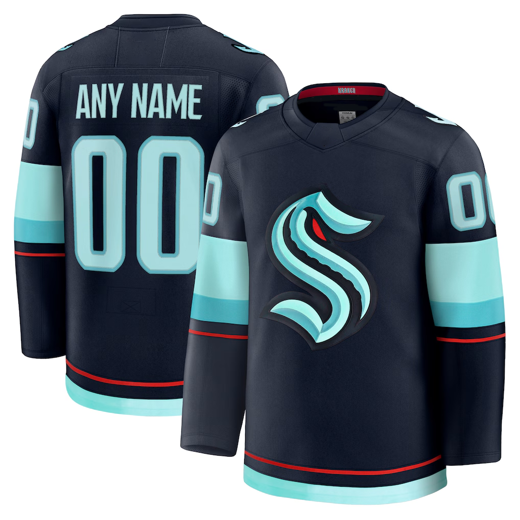 Leonaf Custom S.Kraken Deep Sea Blue Home Premium Jerseys
