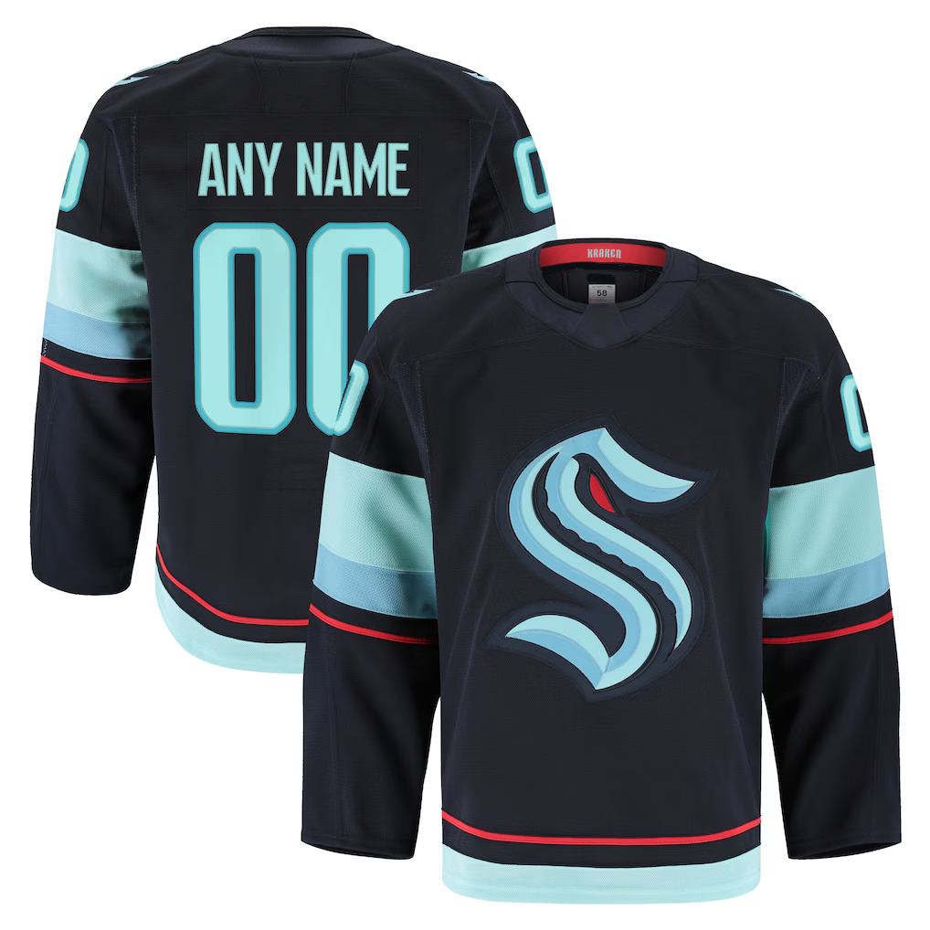 Leonaf Custom S.Kraken Deep Sea Blue Home Premium Jerseys