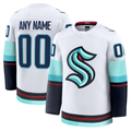 Leonaf Custom S.Kraken White Away Premium Jerseys