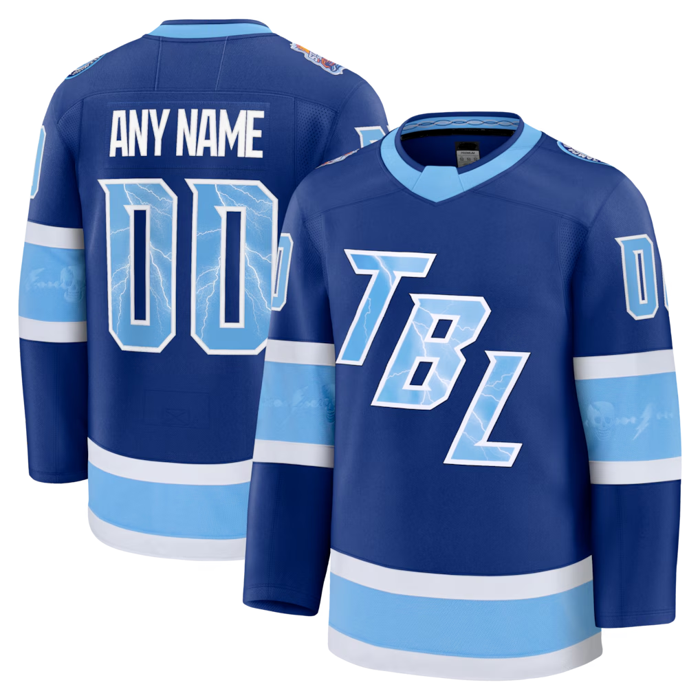Leonaf Custom TB.Lightning Blue 2026 Stadium Series Premium Jerseys