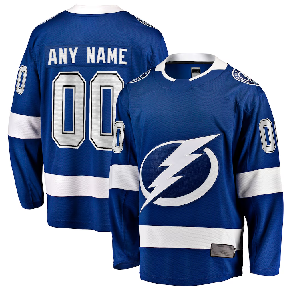 Leonaf Custom TB.Lightning Blue Home Breakaway Jerseys
