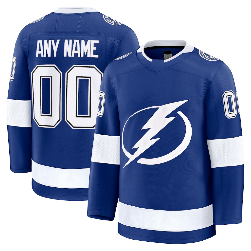 Leonaf Custom TB.Lightning Blue Home Premium Jerseys