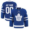 Leonaf Custom TM.Leafs Blue Home Authentic Pro Jerseys
