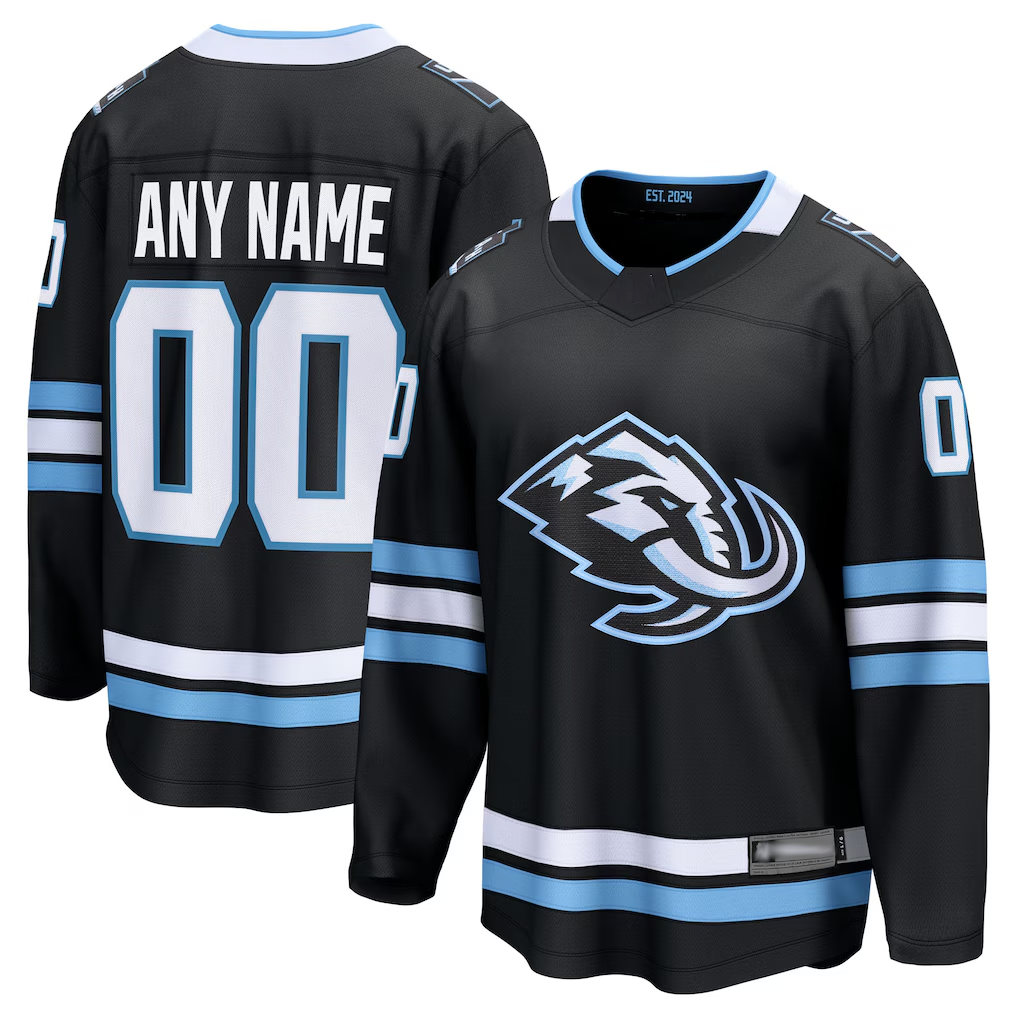 Leonaf Custom U.Mammoth Black Home Breakaway Jerseys