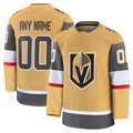 Leonaf Custom VG.Knights Gold Home Premium Jerseys