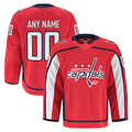Leonaf Custom W.Capitals Red Home Authentic Pro Jerseys