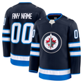 Leonaf Custom W.Jets Navy Home Premium Jerseys
