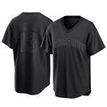 Leonaf KC.Royals #13 Salvador Perez Player Black Fashion Game Stitched Jerseys