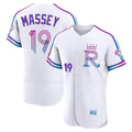 Leonaf KC.Royals #19 Michael Massey Player White 2026 City Connect Limited Elite Home Stitched Jerseys