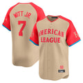 Leonaf KC.Royals #7 Bobby Witt Jr. Player Cream American League All-Star Game Limited Home Stitched Jerseys