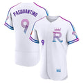 Leonaf KC.Royals #9 Vinnie Pasquantino Player White 2026 City Connect Limited Elite Home Stitched Jerseys