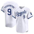 Leonaf KC.Royals #9 Vinnie Pasquantino Player White Alt Limited Home Stitched Jerseys
